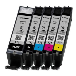 6pk Compatible ink cartridge for canon 570 571 Pixma MG 6850 6851