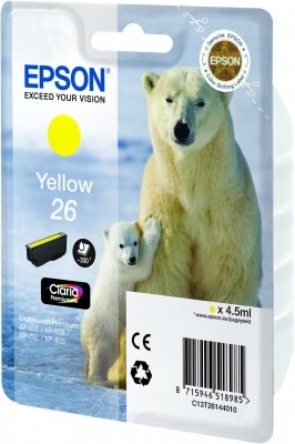 Epson 26 Yellow Ink Cartridge