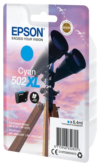 Epson 502XL Cyan Ink Cartridge