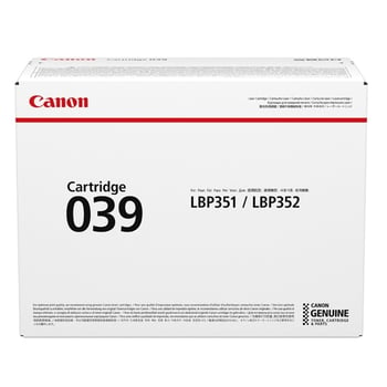 Canon 039 Black Toner Cartridge