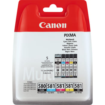Canon PGI-580/CLI-581 Ink Cartridge Multipack (B/C/M/Y)