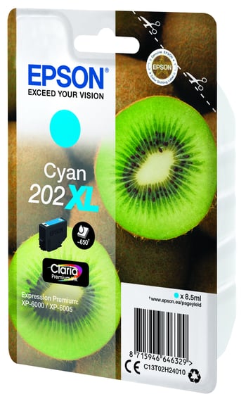 Epson 202XL High Capacity Cyan Ink Cartridge