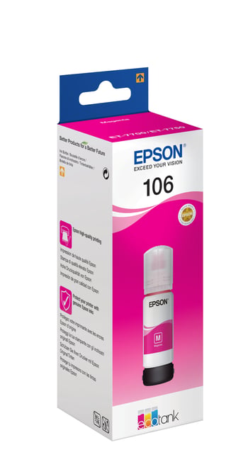 Epson 106 Ecotank Magenta Ink Bottle
