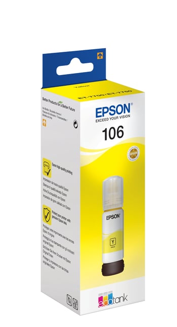 Epson 106 Ecotank Yellow Ink Bottle