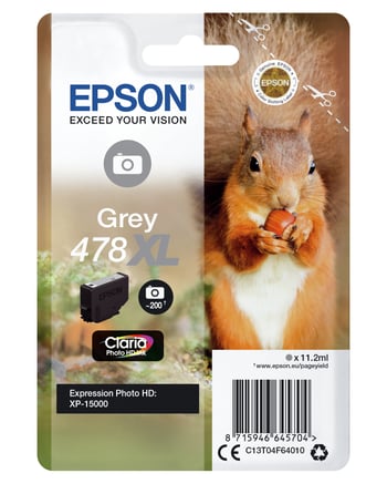 Epson 478XL High Capacity Grey Ink Cartridge