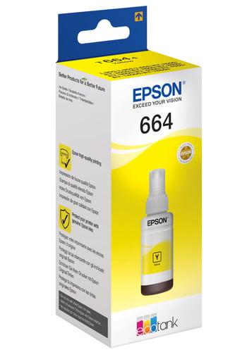 Epson T6644 EcoTank Ink Bottle - Yellow 70ml