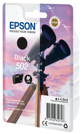 Epson 502 Black Ink Cartridge