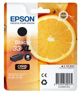 Epson 33XL High Capacity Black Ink Cartridge