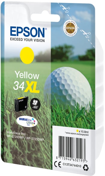 Epson 34XL High Capacity Yellow Ink Cartridge