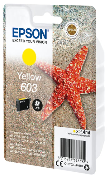 Epson 603 Yellow Ink Cartridge