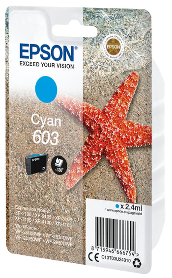 Epson 603 Cyan Ink Cartridge