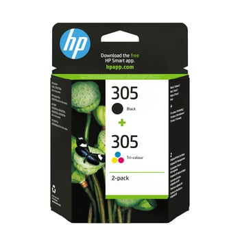 HP 305 Black & Tri Colour Ink Cartridge Multipack (B/C/M/Y)