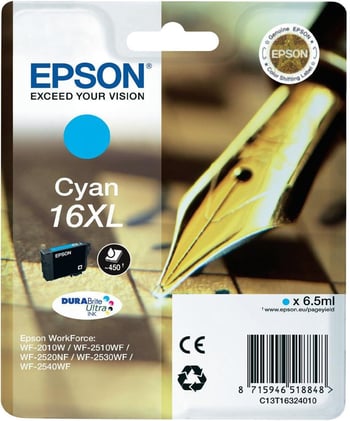 Epson 16XL Cyan Ink Cartridge