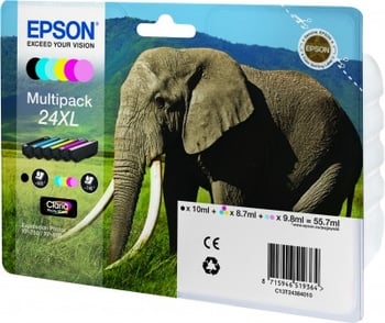 Epson 24XL 6 Colour Ink Cartridge Multipack