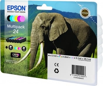 Epson 24 Multipack (B/C/M/Y/LC/LM)