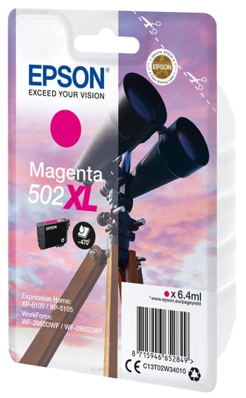 Epson 502XL Magenta Ink Cartridge