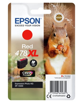 Epson 478XL High Capacity Red Ink Cartridge