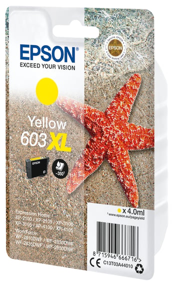 Epson 603XL Yellow Ink Cartridge