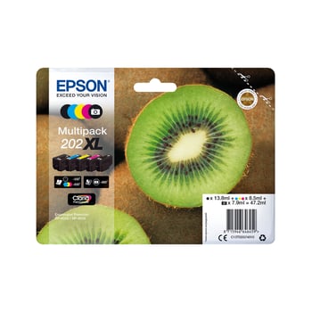 Epson 202XL High Capacity 5 Colour Ink Cartridge Multipack