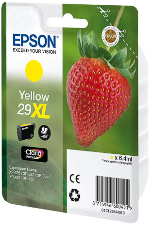 Epson 29XL Yellow Ink Cartridge