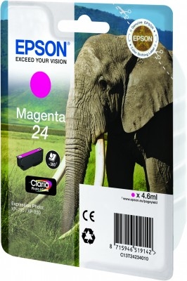 Epson 24 Magenta Ink Cartridge 360 pages