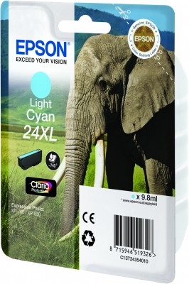 Epson 24XL Light Cyan Ink Cartridge 740 pages