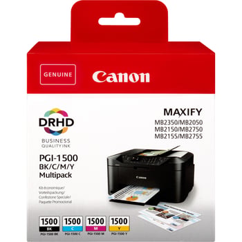 Canon PGI-1500 Ink Cartridge Multipack (B/C/M/Y)