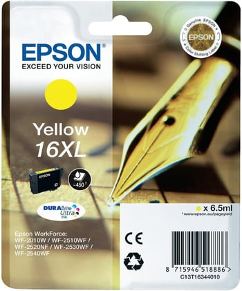 Epson 16XL Yellow Ink Cartridge