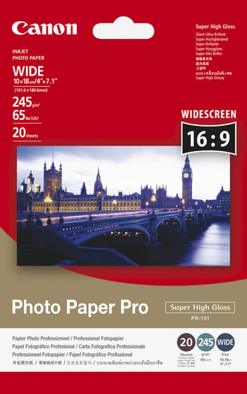 Canon PR-101 A4 BubbleJet Paper 245gsm (20 Sheets)