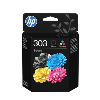 HP 303 Black & Tri-Colour Ink Cartridge Multipack