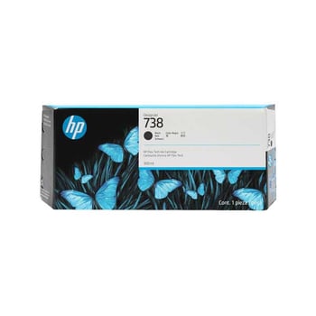 HP 738 High Capacity Black Ink Cartridge