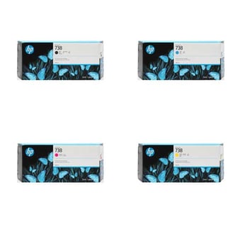 HP 738 High Capacity Ink Cartridge Multipack