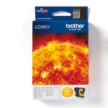 Brother LC980Y Yellow Ink Cartridge