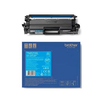Brother TN821XLC High Capacity Cyan Toner Cartridge