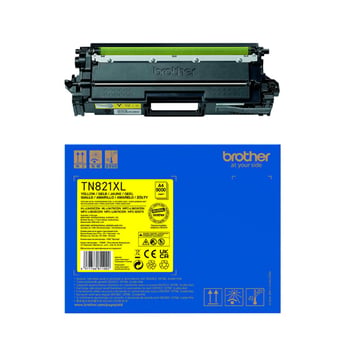 Brother TN821XLY High Capacity Yellow Toner Cartridge