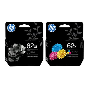 HP 62XL Black & Tri-Colour Ink Cartridge Multipack