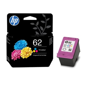 HP 62 Tri-Colour Ink Cartridge