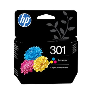 HP No.301 Tri Colour Ink Cartridge