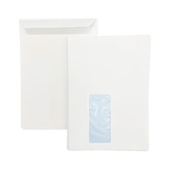 UP C5 Envelopes Window Peel and Seal - 90gsm - White (Pack of 500)