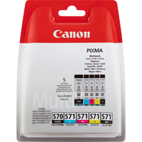 Set 8 Cartucce PGI-570XL / CLI-571XL Compatibili Per Canon MG7750, TS8050, TS9055 E Altre – Inchiostro Ad Alta Resa!