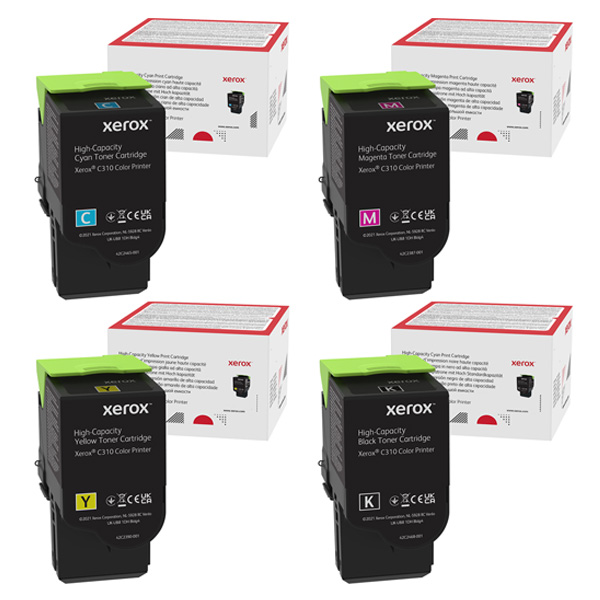 Original Xerox 006R04364 High Capacity Toner Value Pack (B/C/M/Y)