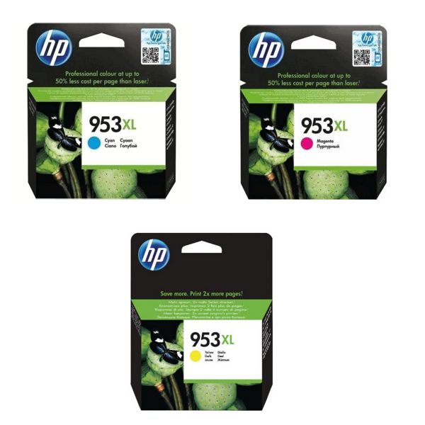 5 Combo Pack 953 XL 953XL Ink Cartridges Multipack Remanufactured