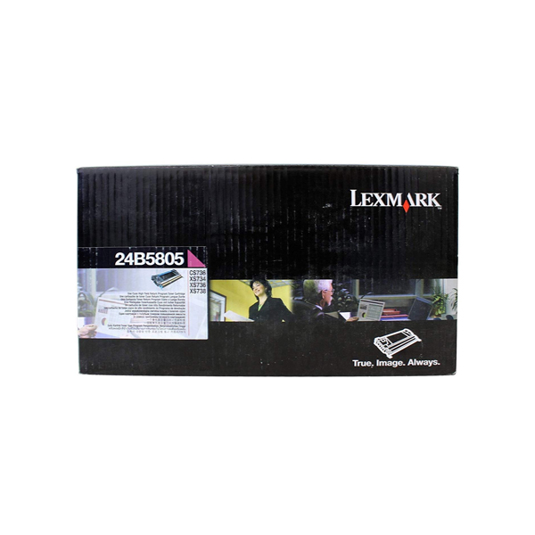 Lexmark 24B5805 Return Program Magenta Toner Cartridge