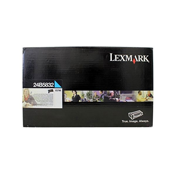 Lexmark 24B5832 Return Program Cyan Toner Cartridge
