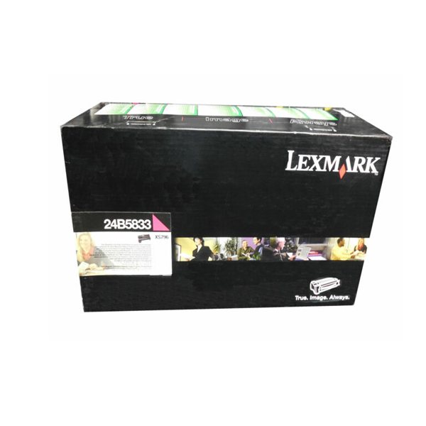 Lexmark 24B5833 Return Program Magenta Toner Cartridge