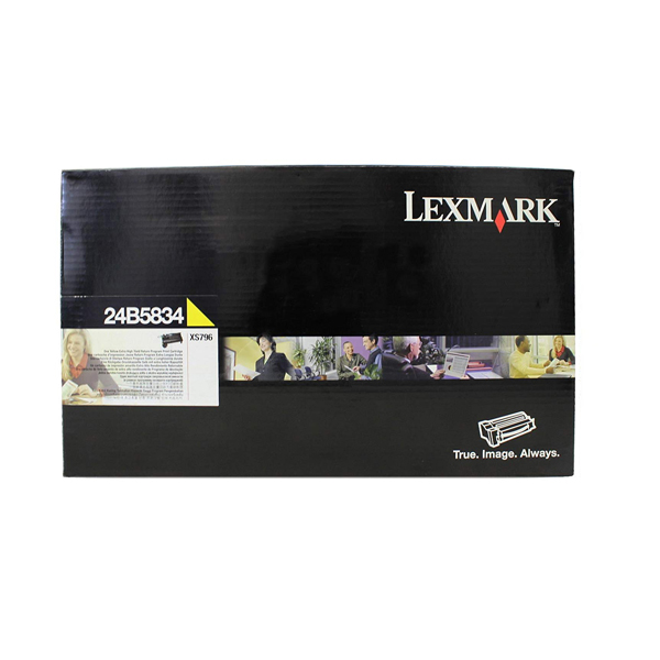 Lexmark 24B5834 Return Program Yellow Toner Cartridge