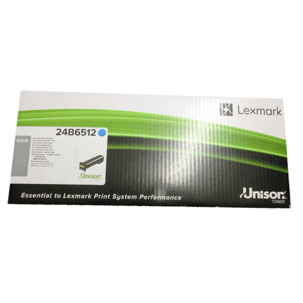 Lexmark 24B6512 Cyan Toner Cartridge