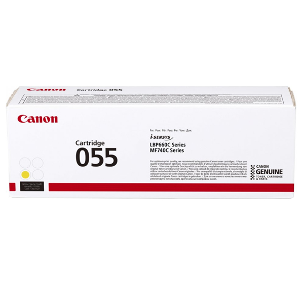 Canon 055 Yellow Toner Cartridge 