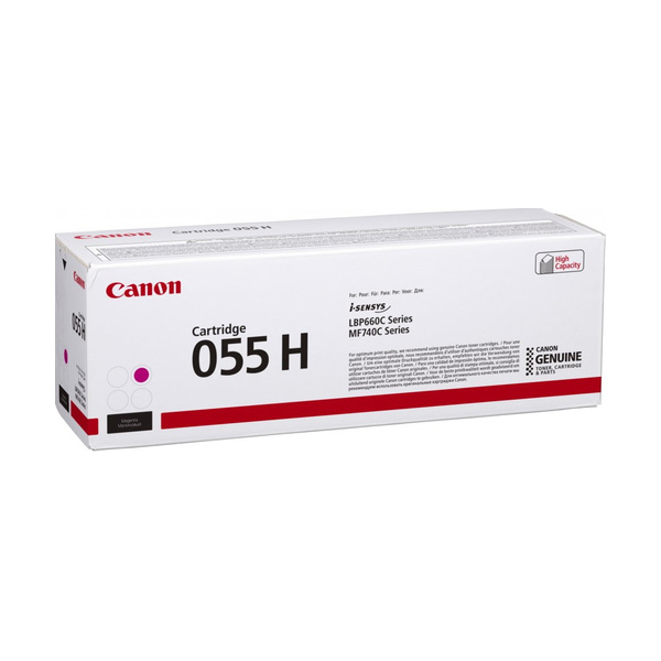 Canon 055H High Capacity Magenta Toner Cartridge