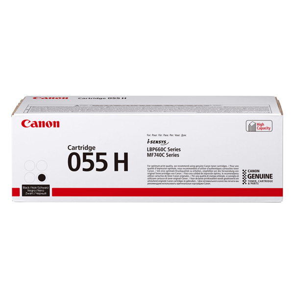 Canon 055H High Capacity Black Toner Cartridge 
